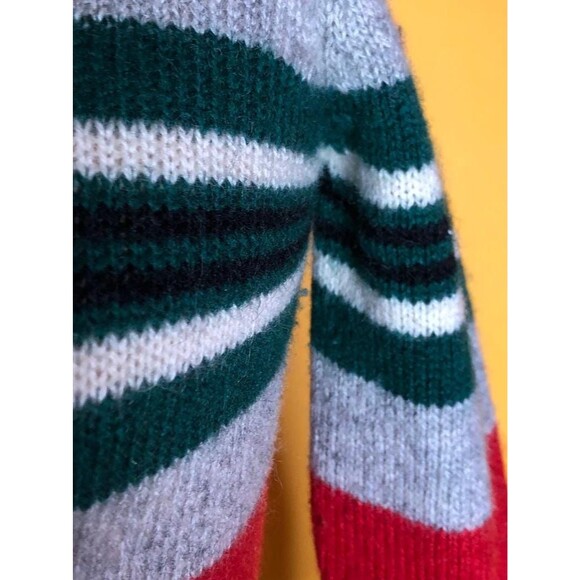 1970s-1980s Michael MILEA BETSEY JOHNSON Striped Wool Blend Sweater. S-M. AS IS - Picture 5 of 10